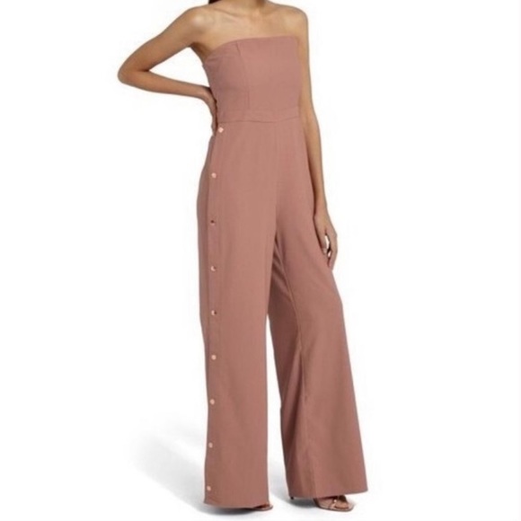 Missguided Pants - NWT | Missguided Pink Strapless Jumpsuit | 2